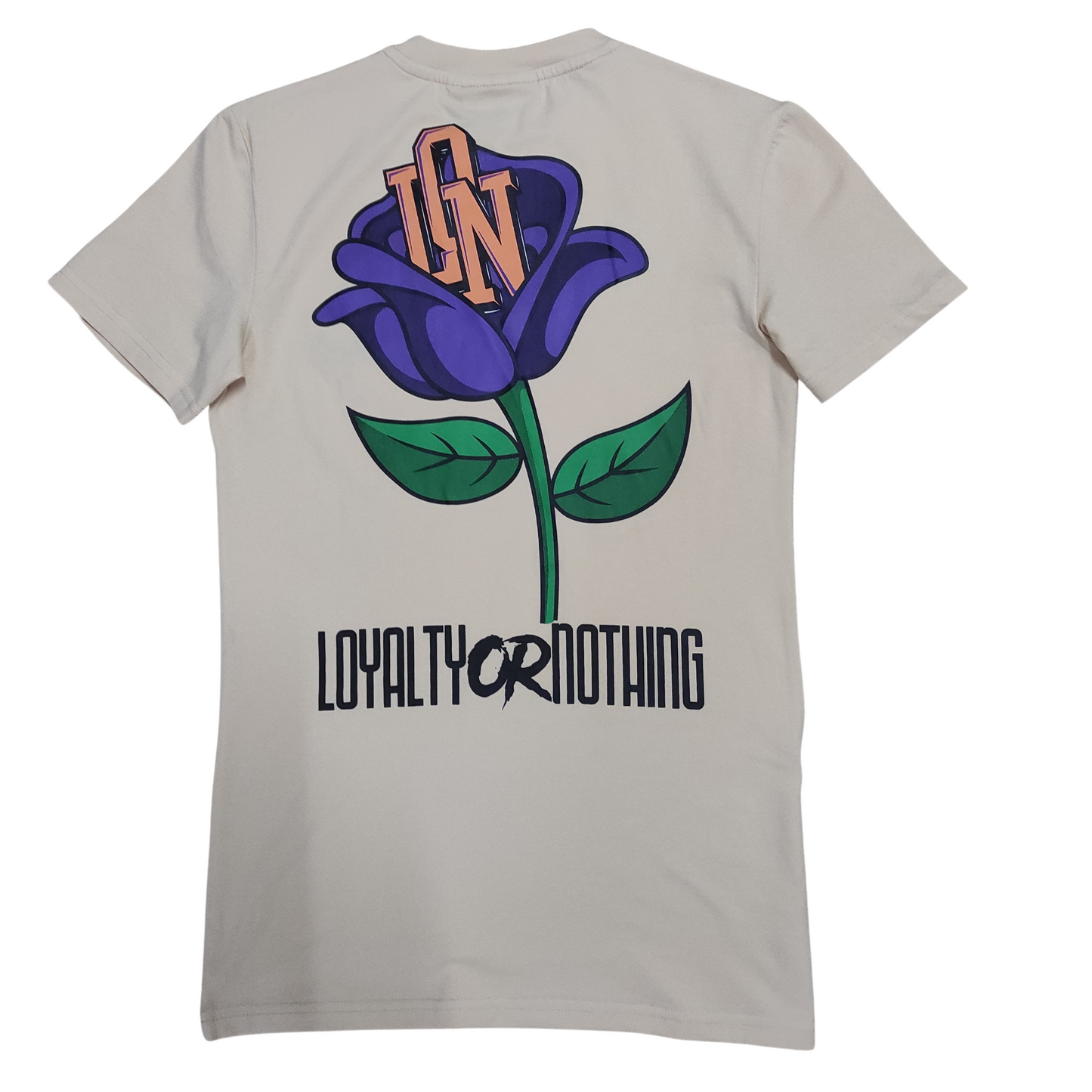 "Rosetta Rose" Khaki/Purple image 1